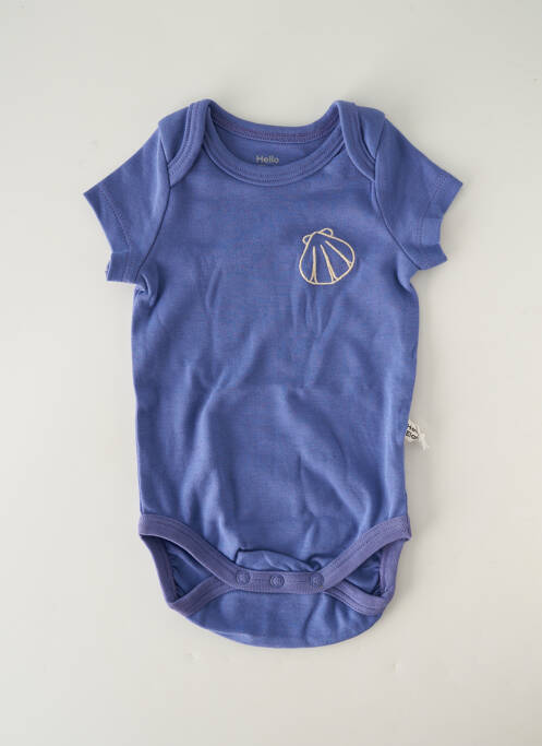 Body lingerie bleu HELLO ELAÉ pour enfant