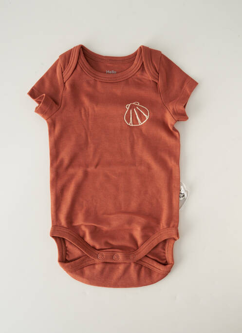 Body lingerie marron HELLO ELAÉ pour enfant