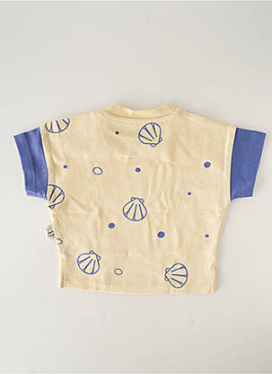 T-shirt stretch manches courtes beige HELLO ELAÉ enfant