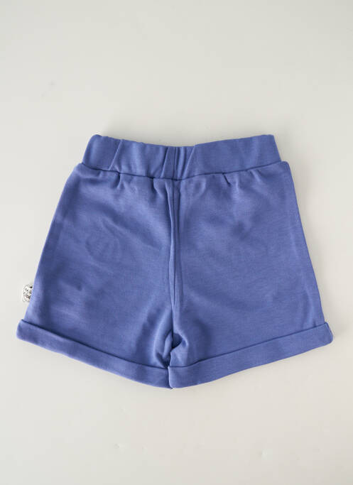 Short broderie taille élastique violet HELLO ELAÉ enfant