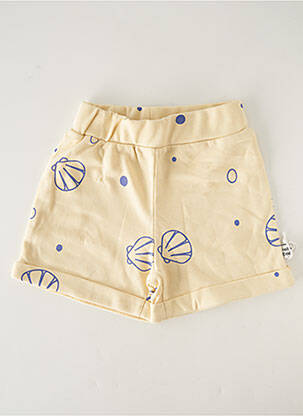Short stretch taille élastique beige HELLO ELAÉ enfant