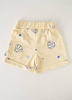 Short stretch taille élastique beige HELLO ELAÉ enfant