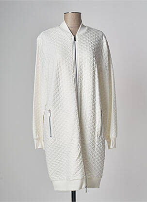Veste casual poches blanc ORTO BOTANICO femme