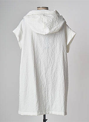 Veste casual coupe droite blanc KOKOMARINA femme