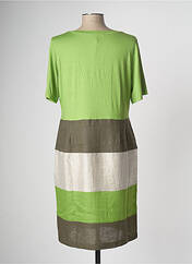 Robe mi-longue vert ORTO BOTANICO pour femme seconde vue