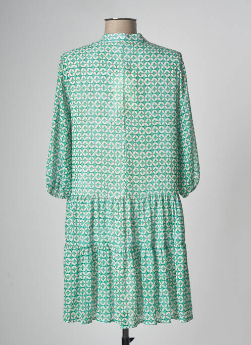 Robe courte vert EGO pour femme