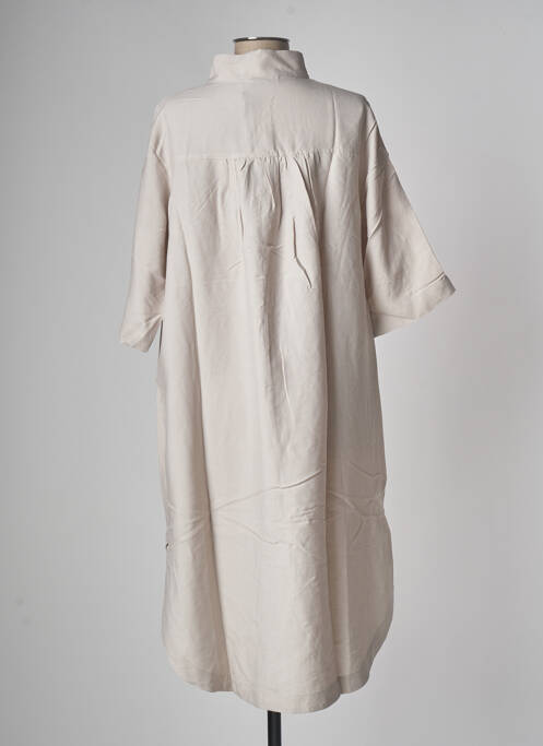 Robe mi-longue gris KOKOMARINA pour femme