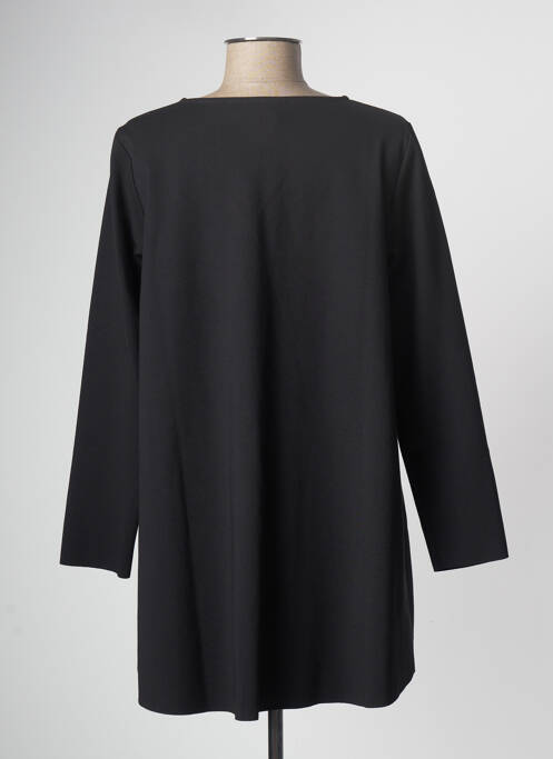 Tunique manches longues noir ORTO BOTANICO pour femme