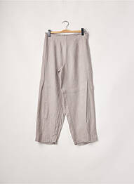 Pantalon droit taille normale taille normale gris KOKOMARINA femme
