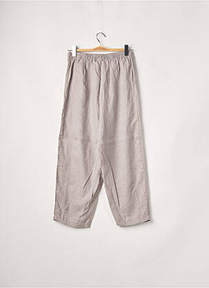 Pantalon droit taille normale taille normale gris KOKOMARINA femme