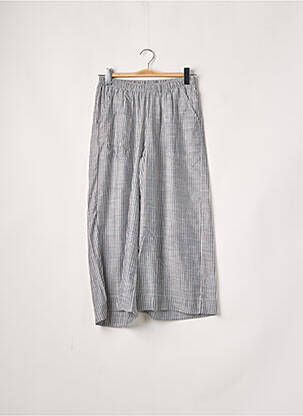 Pantalon droit taille élastique taille normale gris DRESS ADDICT femme