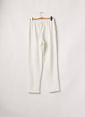 Pantalon slim blanc KOKOMARINA pour femme seconde vue