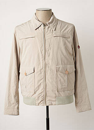 Veste casual poches beige M.E.N.S homme