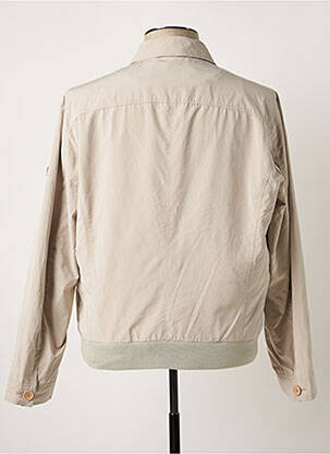 Veste casual resserrée sur le bas beige M.E.N.S homme