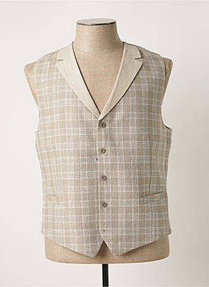 Gilet sans manche poches gris ATELIER TORINO homme