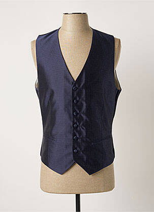 Gilet sans manche coupe cintrée bleu GRÈGE homme