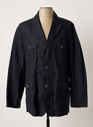 Veste casual fermeture boutonnée sur le devant bleu BUGATTI homme