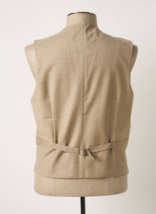 Gilet sans manche beige CLUB OF GENTS pour homme