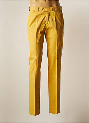Pantalon chino jaune MEYER pour homme