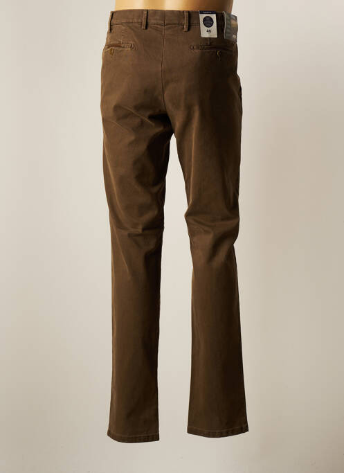 Pantalon chino marron MEYER pour homme