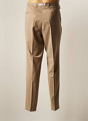 Pantalon slim tissage chiné taille normale beige CLUB OF GENTS homme
