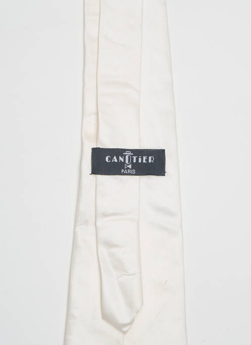 Cravate blanc CANOTIER pour homme