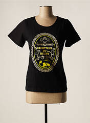 T-shirt noir COMPTOIR DU RUGBY pour femme seconde vue