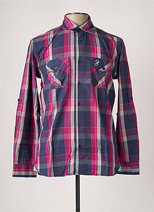 Chemise manches longues poches poitrine bleu COMPTOIR DU RUGBY homme