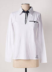 Polo blanc ERIC TABARLY pour femme seconde vue