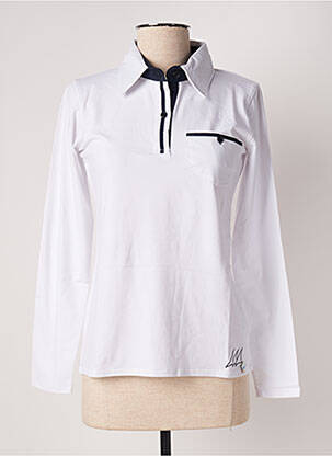 Polo blanc ERIC TABARLY pour femme