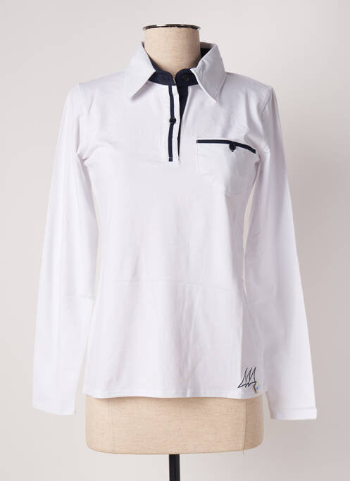 Polo blanc ERIC TABARLY pour femme