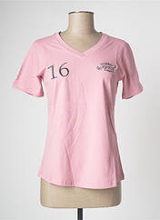 T-shirt rose COMPTOIR DU RUGBY pour femme seconde vue