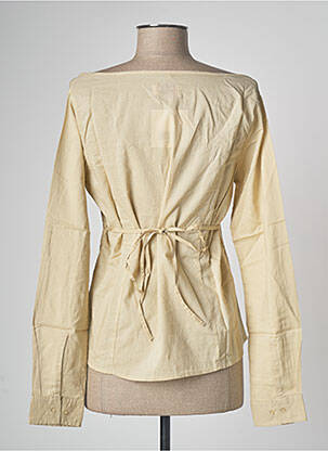 Blouse col rond manches longues beige CLOUD'S femme