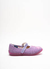Chaussons/Pantoufles violet BELLAMY pour fille seconde vue