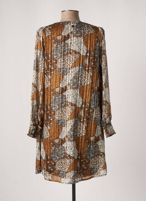 Robe courte marron LOLA ESPELETA pour femme