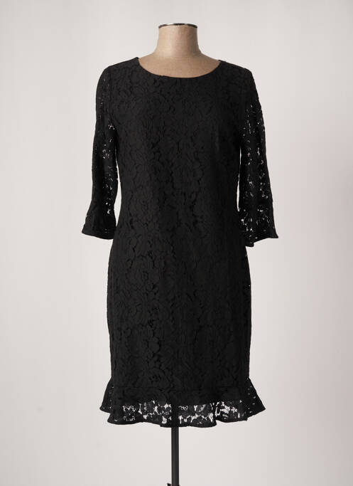 Robe mi-longue noir ESQUALO pour femme