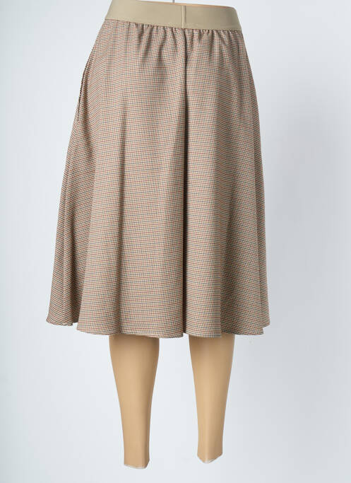 Jupe mi-longue beige MARKUP pour femme