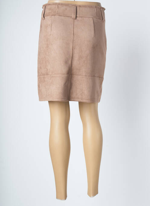 Jupe mi-longue marron STREET ONE pour femme