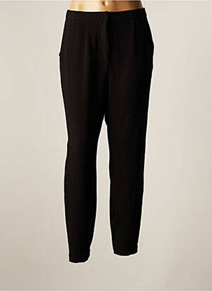 Pantalon chino poches taille haute noir FRANSA femme