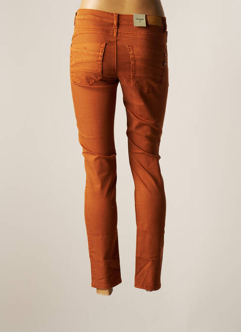 Jeans coupe slim marron CREAM femme