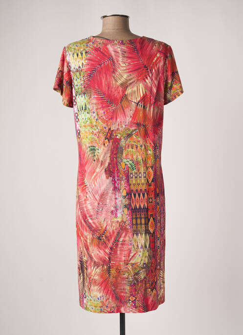 Robe mi-longue rouge EGATEX pour femme