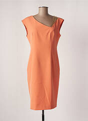 Robe mi-longue orange EDAS pour femme seconde vue