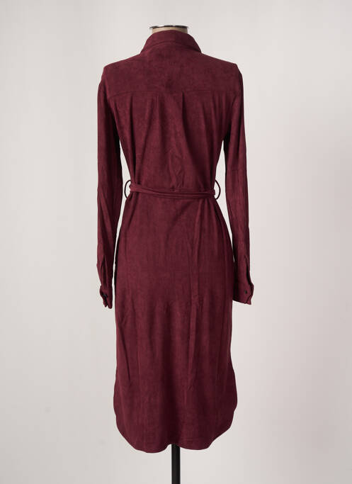 Robe mi-longue rouge LOTFY MANNER pour femme
