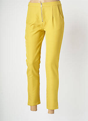 Pantalon slim jaune LOFTY MANNER pour femme