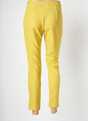 Pantalon slim jaune LOFTY MANNER pour femme seconde vue