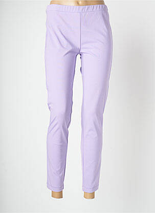 Pantalon slim violet EDAS pour femme