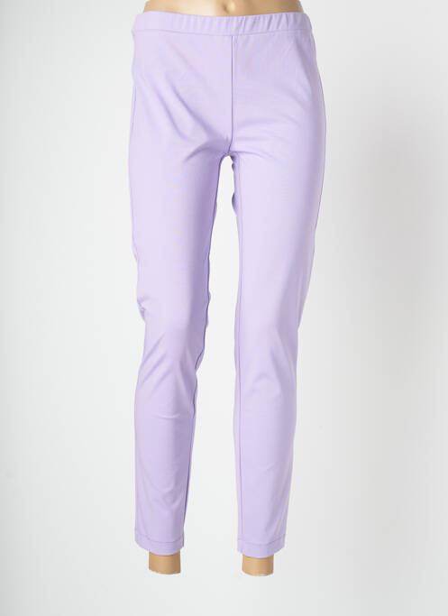 Pantalon slim violet EDAS pour femme