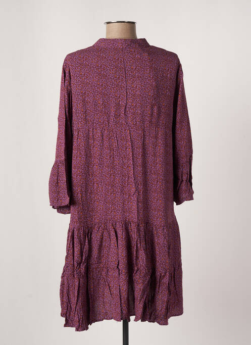 Robe mi-longue violet LAST QUEEN pour femme