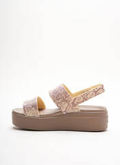 Sandales/Nu pieds beige CROCS pour femme seconde vue