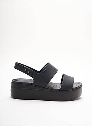 Sandales/Nu pieds noir CROCS pour femme